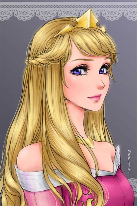 These Anime Disney Princess Portraits Are Pretty Marvelous Disney