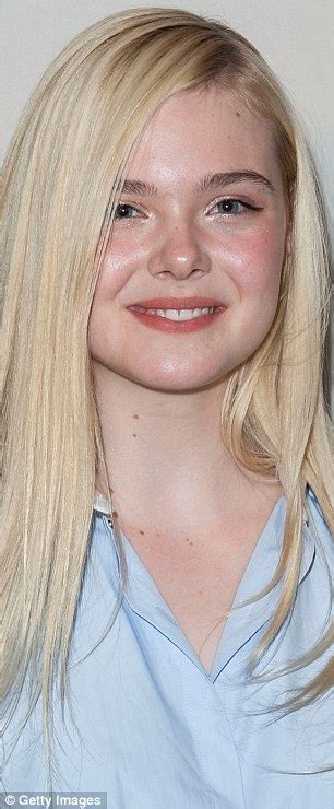 Elle Fanning 15 Looks More Age Appropriate In Cute Shirt Dress At The