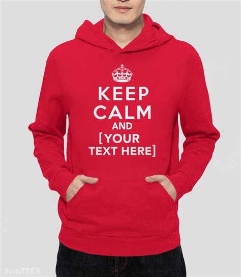Custom Clothing Custom Keep Calm Shirt Keep Calm Hoodie Etsy