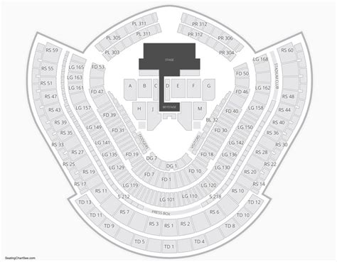 Dodger Stadium Interactive Concert Seating Chart Elcho Table