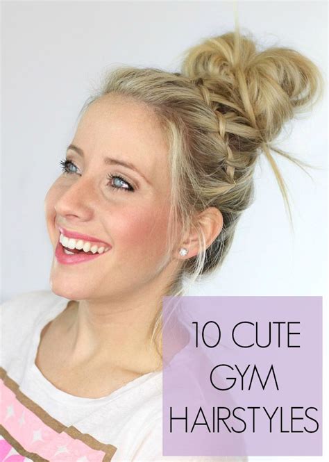 10 Cute Workout Hairstyles Workout Hairstyles Sporty Hairstyles