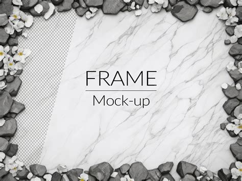 Premium Psd Marble Frame