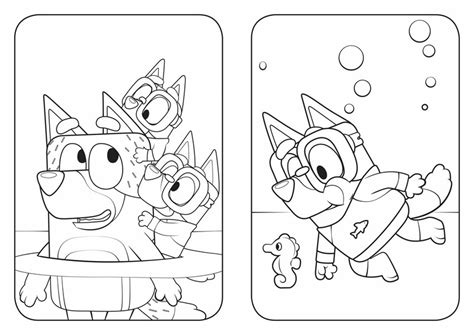 Bluey Coloring Pages Coloring Home