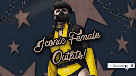 Gta 5 Online ♡iconic Female Tryhard Outfits Tryhardfreemode Ps4xbox Onepc ♡ Youtube
