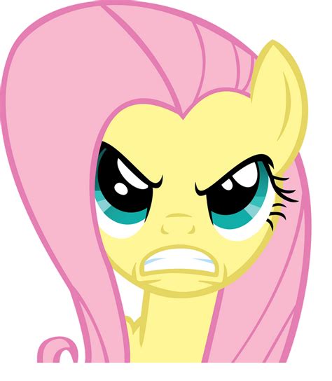 Angry Fluttershy By Superpoopatron On Deviantart