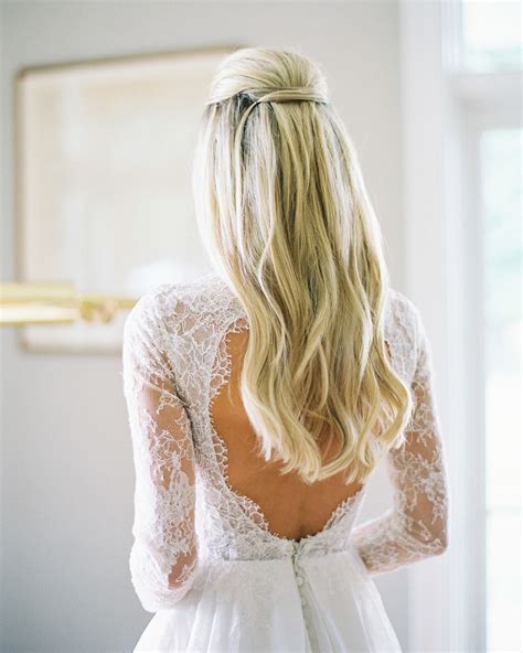 Hairstyles Half Long Hair 45 Perfect Half Up Half Down Wedding