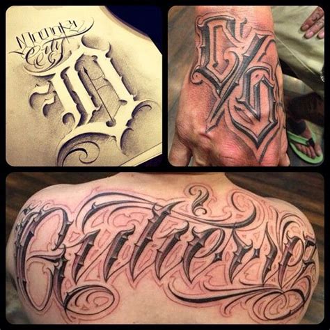 Chicano Tattoos Letters
