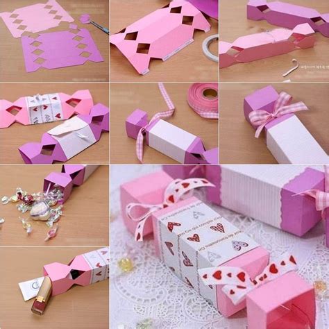 18 cm x 18 cm green cardboard. How to DIY Candy Shaped Gift Box