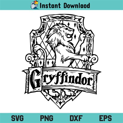Harry Potter Gryffindor Svg 47 Popular Character Svg Cut Files