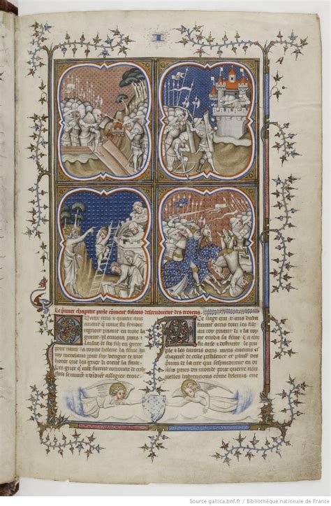 Grandes Chroniques De France Medieval Manuscript House Of Plantagenet Carolingian