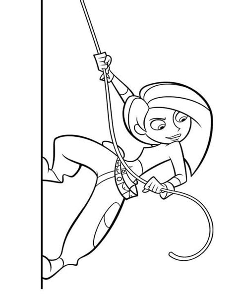 Printable Kim Possible Coloring Page Download Print Or Color Online For Free