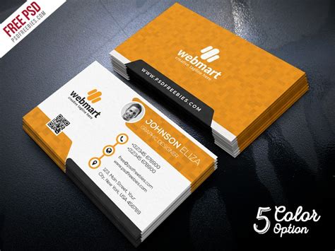 Free Business Card Psd Template Download Psd