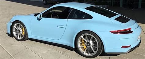 Gulf Blue 2018 Porsche 911 GT3 Touring Package Is a Sight for Sore Eyes