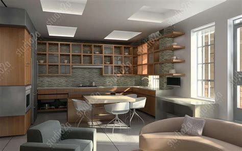 3d Interior Renderings Residential Penthouse Interior