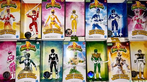 Mighty Morphin Power Rangers Vhs Style Inch Figures Trailer Tales