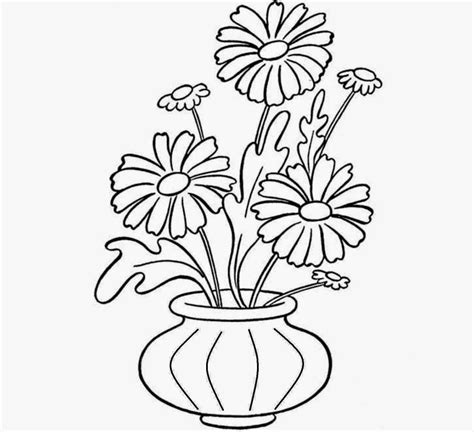 In this drawing tutorial i used just jell pen and simple page. 24 Inspirational Easy Drawing Of Flower Vase | Flower ...
