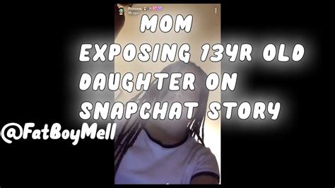 Mom Exposing 13Yr Old Daughter On Snapchat Story No Nudes Leaked