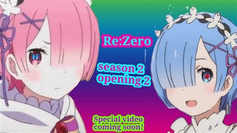 Rezero Season 2 Opening 2 Long Shot Read Desc Youtube