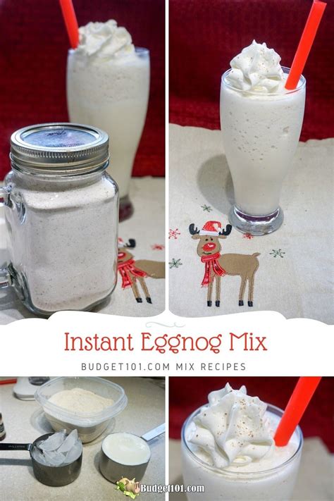 Myo Instant Eggnog Mix A Dry Mix That Can Be Transformed Into A Frosty