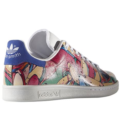 The shoe that bears his name has been winning on the streets ever since. adidas - Baskets Femme Stan Smith Blanc Floral ...