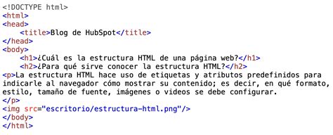 ¿cuál Es La Estructura Html De Una Página Web