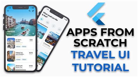 Flutter Travel Ui Tutorial Apps From Scratch Youtube
