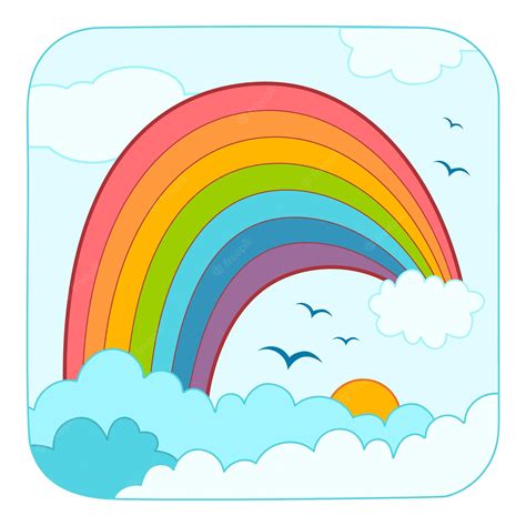 Rainbows Clip Art Library