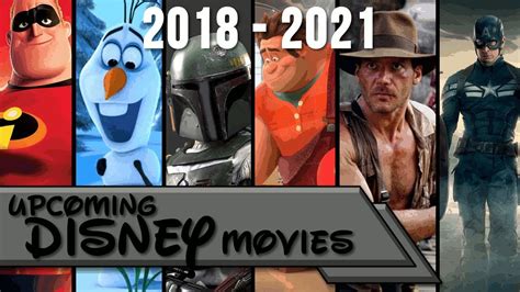 2017 2018 2019 2020 2021. Upcoming Disney Movies (2018-2021) - YouTube