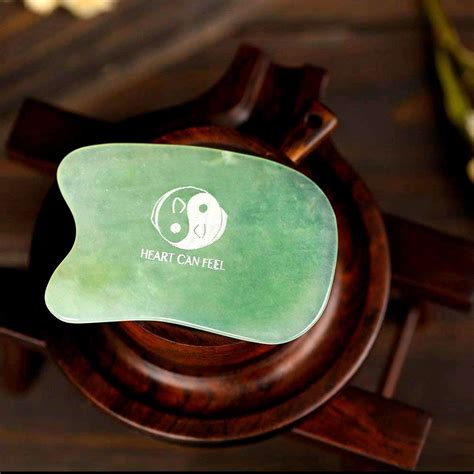 Best Jade Gua Sha Scraping Massage Tool Hand Made Jade Guasha Board Great Tools For Spa