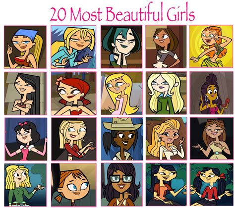 20 Most Beautiful Total Drama Girls By Matthiamore On Deviantart