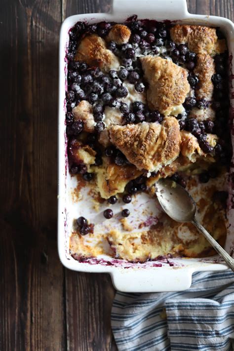 Blueberry Croissant French Toast Bake Butternut And Sage