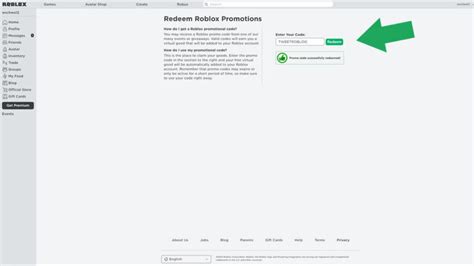Where Is The Code Redemption Page On Roblox Mobile Pc Tablet 2023