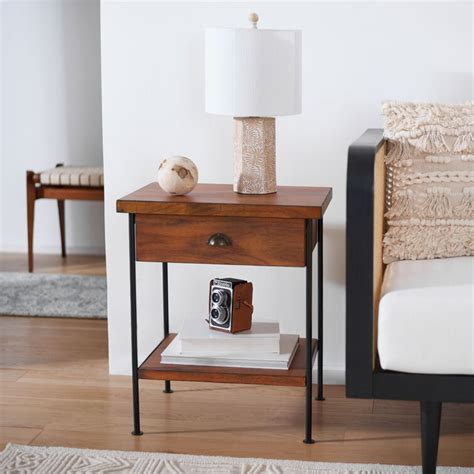 17 Stories Chrystin 24 Tall End Table With Storage Wayfair