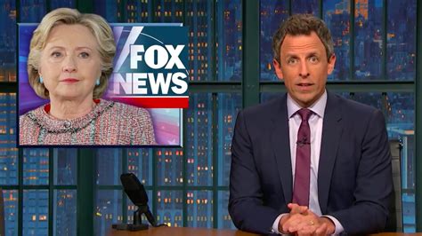 Seth Meyers Mocks ‘fox News Freakout Over Hillary Clinton ‘collusion