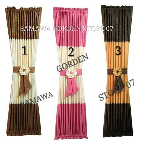 Membuat gorden sendiri dan sederhana sangatlah mudah karena dapat disesuaikan dengan ukuran jendela di dalam rumah kita, apalagi jika rumah kita termasuk ke dalam rumah minimalis berbagai type. Terlaris Gorden hordeng korden gordyn tirai jendela kupu ...
