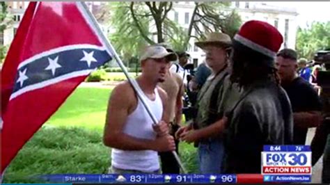 Kkk And Black Panthers Hold Rallies At South Carolina Capitol Supporters Clash