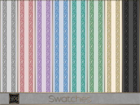 The Sims Resource Glitter Stripes Wallpaper