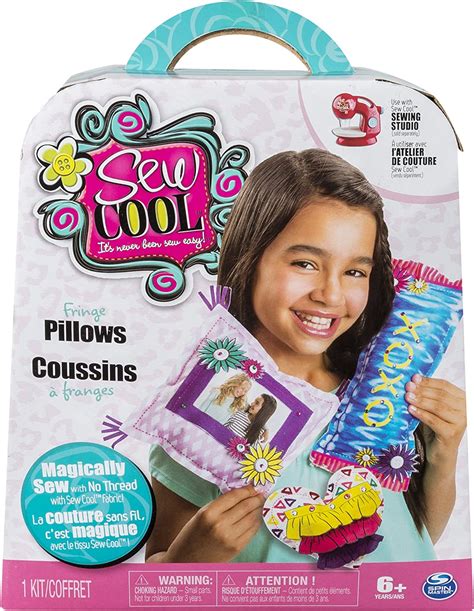 Sew Cool Fringe Pillows Fabric Kit Toys And Games