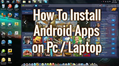 How To Install Mobile Apps On Computer Laptop Youtube