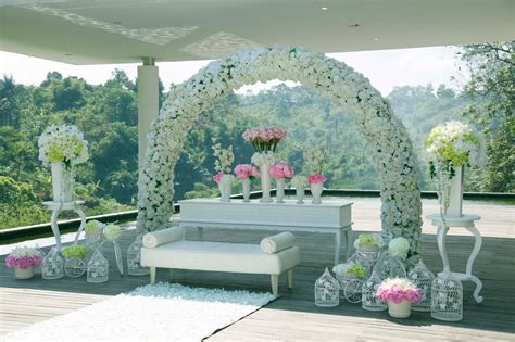 dekorasi pernikahan outdoor minimalis murah rumah impian