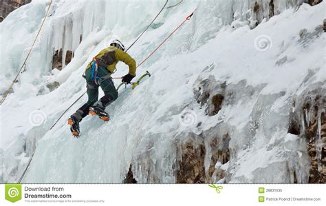 Ice Climbing In South Tyrol Italy Editorial Image Image Of Valley