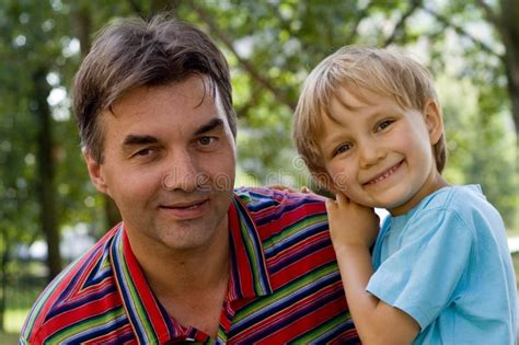 Uncle And Nephew Stock Photo Image Of Friendly Comfortable 1632504