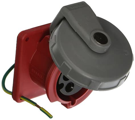 Amazon Hubbell Hbl430r7w Pin And Sleeve Iec Receptacle 3 Pole 4