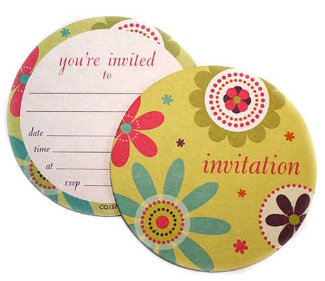 Bejewelled Invitations 8 Coaster Invitations By Aliroo