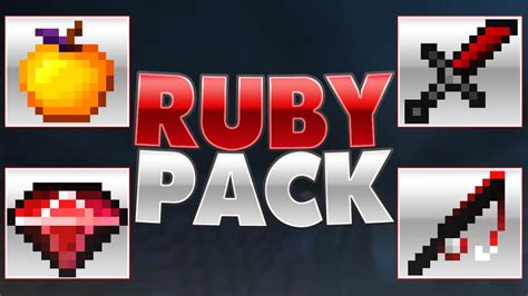 Minecraft Pvp Texture Pack Curtco Ruby Pack Uhc Pot Youtube