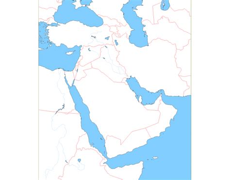 Map Quiz Middle East Countries