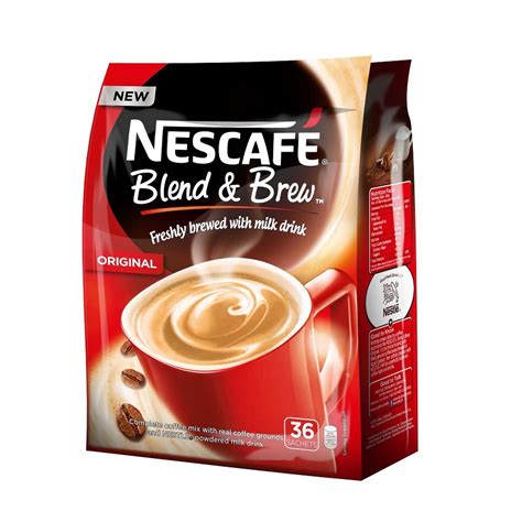 Nescafe blend&brew instant coffe mix rich aroma 17.5g. nescafe