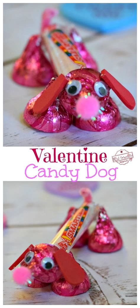 Make A Valentines Candy Dog For A Fun Kids Craft And Treat