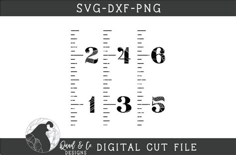 Growth Chart SVG Growth Ruler Cut File 1015280 Cut Files Design
