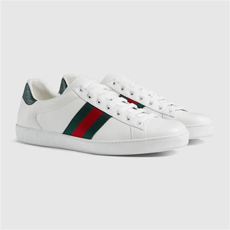 Ace Leather Low Top Sneaker Gucci Mens Sneakers 386750a38309071